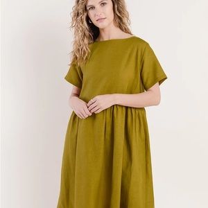 linen fox dress